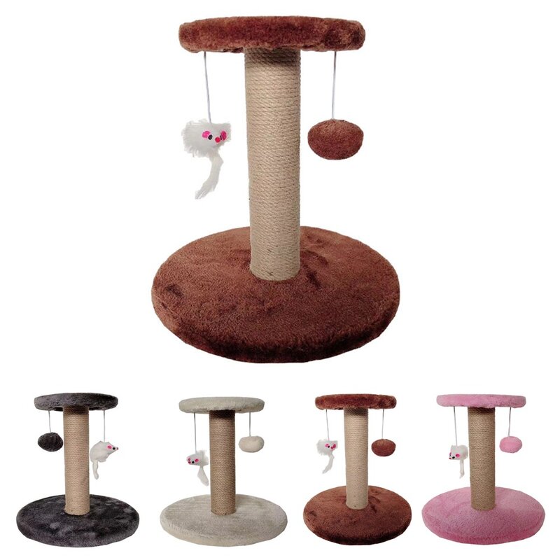 Cat Scratcher Tower Manufacturer - Luxury Sisal with Jumping Platform Hanging Ball Made Plush Material