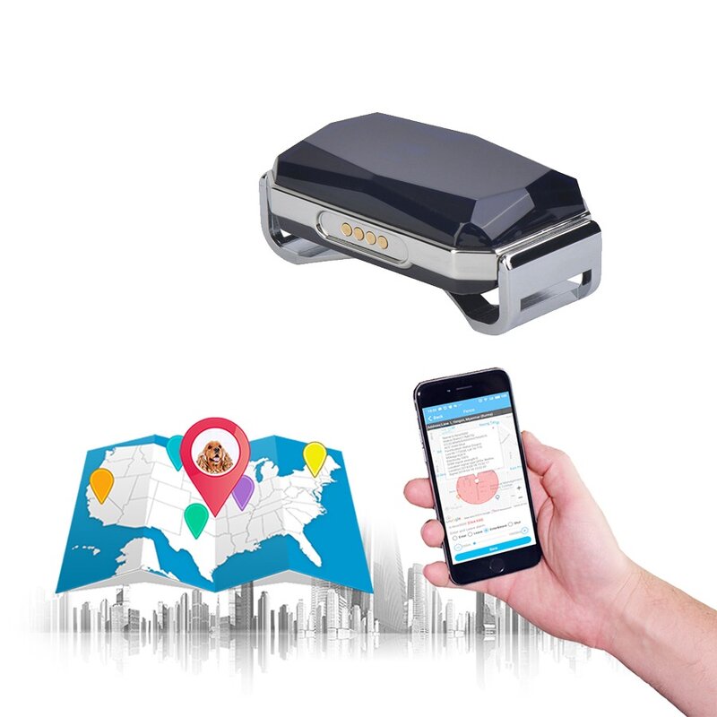 Pets Tracker Manufacturer - GP06 Waterproof 2G GSM GPRS WIFI GPS Wireless Remote Locator Dog Collar