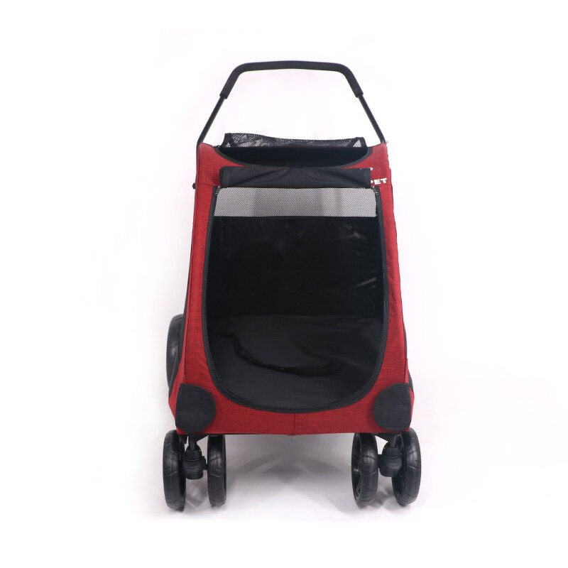 Pet Carts Trolley Manufacturer - Custom Hot Selling Large Medium Folding Stroller Carrier for Cats Disabled Dogs