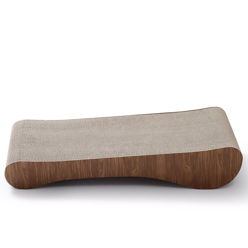 Cat Scratch Board Manufacturer - Customization Interactive Cardboard Toy Modern Cat Furniture