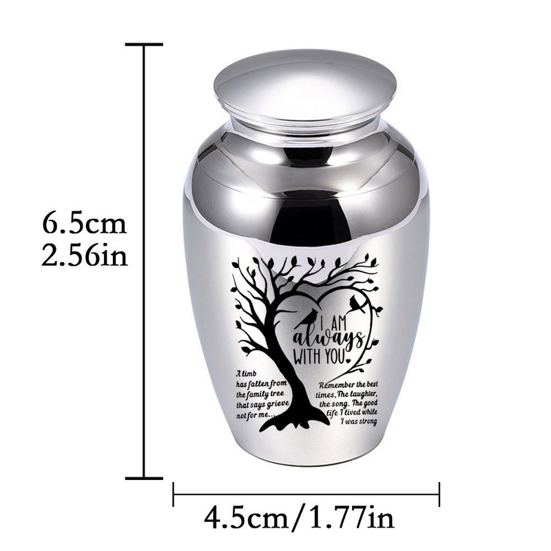 Pet Memorial Urn Manufacturer - Hot Sell Small Size Stainless Steel for Cats Dogs Ashes Caskets