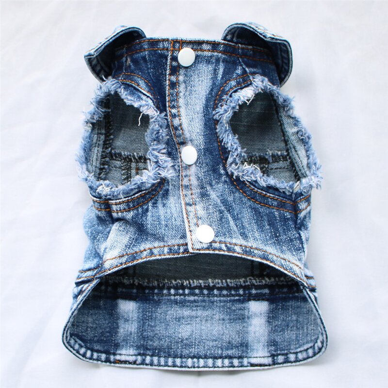 Dog Denim Jacket Manufacturer - Classic with Traction D Ring