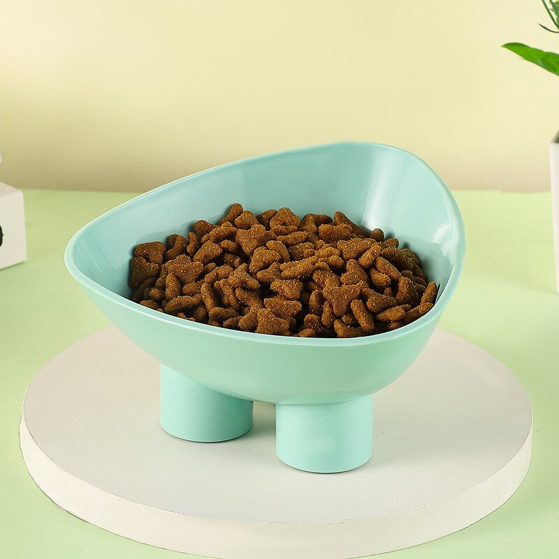 Pet Bowl Manufacturer - Macaron 15° Protective Neck Anti-Knock Over Cat Food Bowl
