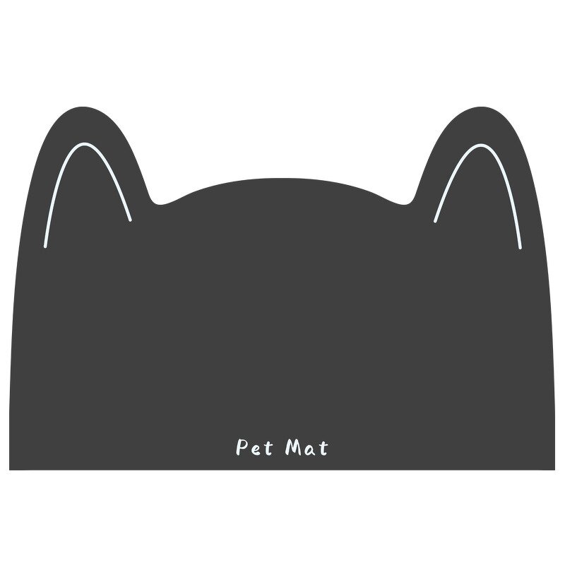 Pet Bowl Mat Manufacturer - Portable Waterproof Silicone Anti Overflow with Edges for Food and Water