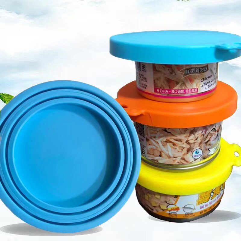 Pet Can Cover Manufacturer - Special Offer Silicone Lids for Dog Cat Food Universal Size One Fit 3 Standard Cans