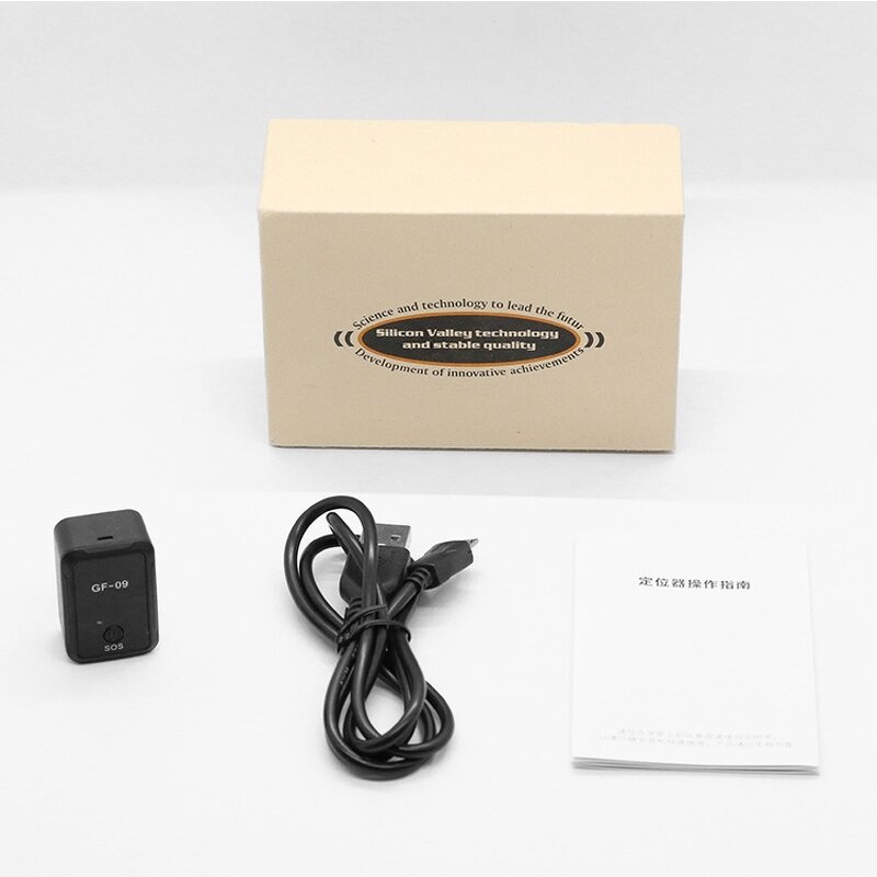 GPS Tracker Manufacturer - China GF09 Mini Car Tracker Microchip Real Time Tracking Magnetic Pet Locator