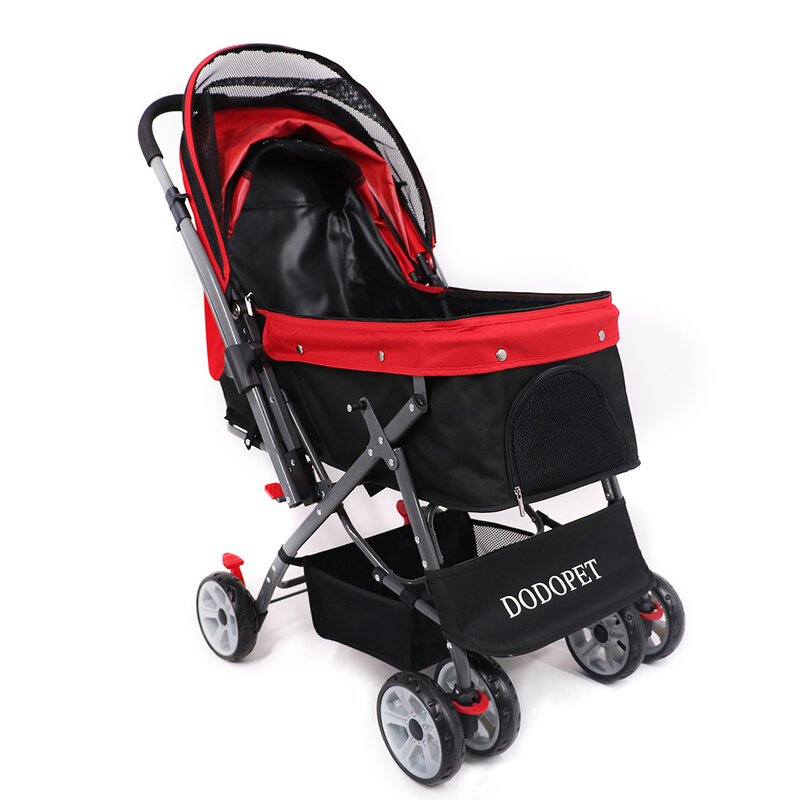 Pet Stroller Manufacturer - Newly Design 4 Wheel Multifunction Collapsible Two-way for Outdoor Travel Dogs