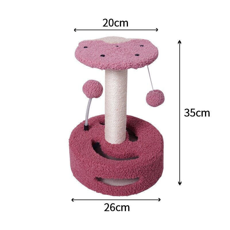 Cat Climbing Frame Manufacturer - Cute Creative Sun Flower Design Scratching Board Small Cat Tree