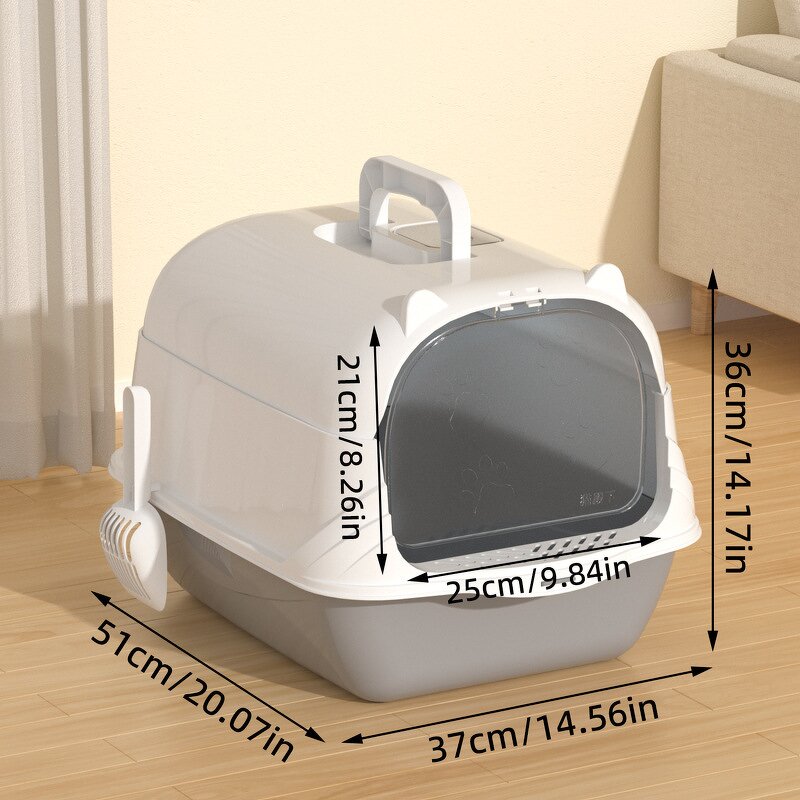 Cat Litter Box Manufacturer - Fully Enclosed Large Space Detachable Cat Toilet