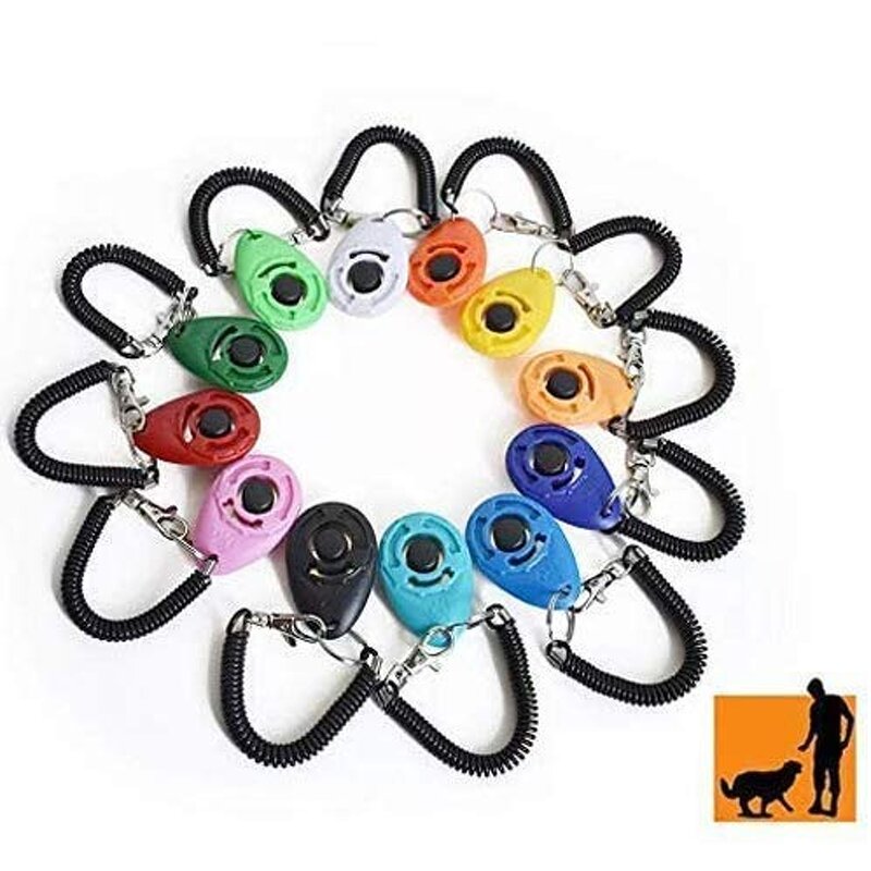 Dog Training Clicker Manufacturer - Round Multi-Colors Sound Stop Barking Training Whistle Durable Plastic