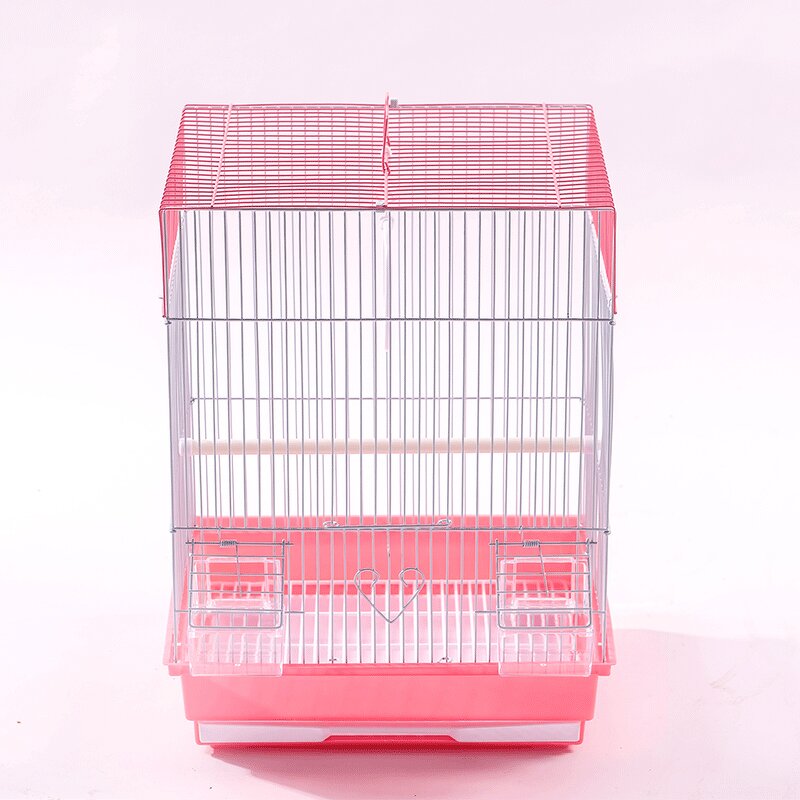Bird Cage Manufacturer - Foldable Square Ornamental Large Metal Iron Wire for Canary Parrot Breeding