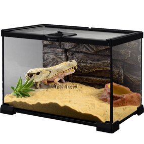 Reptile Terrarium Manufacturer - Hot Sale Luxury Top Screen Ventilation Glass Habitat Vivarium