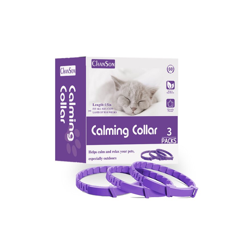 Pet Calming Collar Manufacturer - Hot Sale Adjustable Pheromone for Cats Dogs