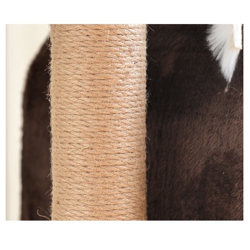 Cat Scratcher Tree Manufacturer - 2022 NEW Hot Sale Multi-Level Wood Flannelette Large House Kittens Activity Tower