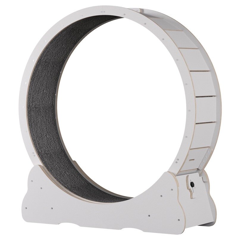 Cat Treadmill Manufacturer - Wooden Circle Track Climbing Frame Interactive Pet Tread Exercise Running Wheel