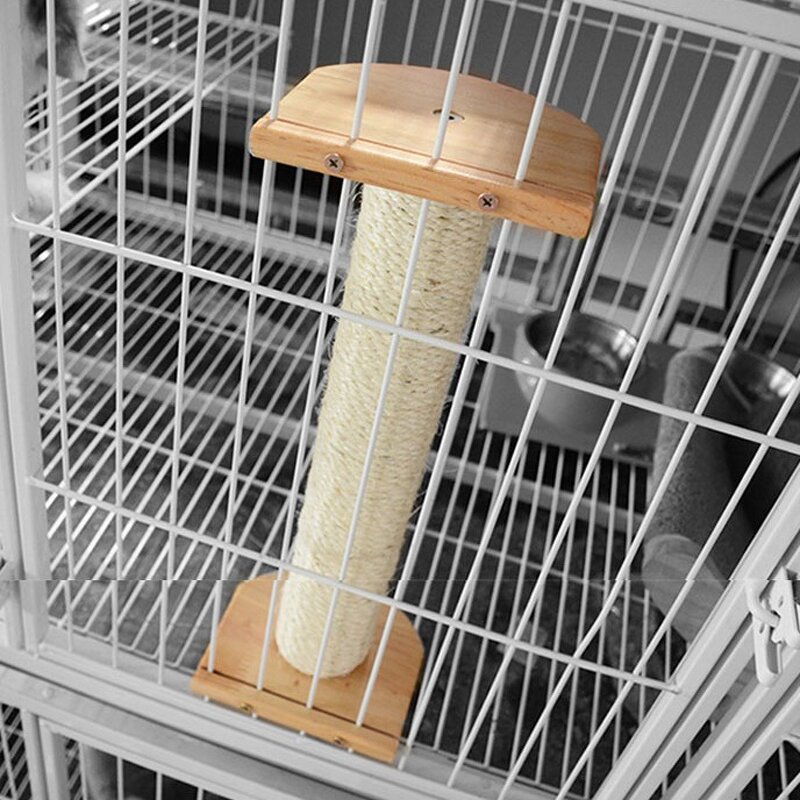 Cat Scratching Post Manufacturer - High Quality Vertical Scratch Column Wall Mounted Sisal Climbing Frame Toy