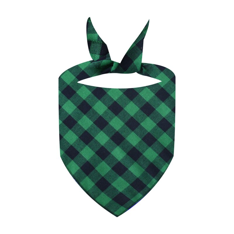 Dog Bandana Manufacturer - Sublimation Triangle Plaid Scarf