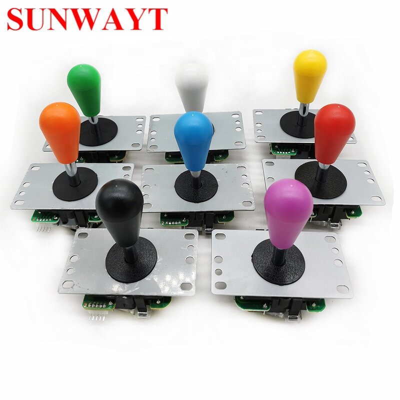 Arcade Joystick Manufacturer - 8 Way Fighting 5 Pin with American Style Oval Balltop Octagonal Restrictor for JAMMA MAME