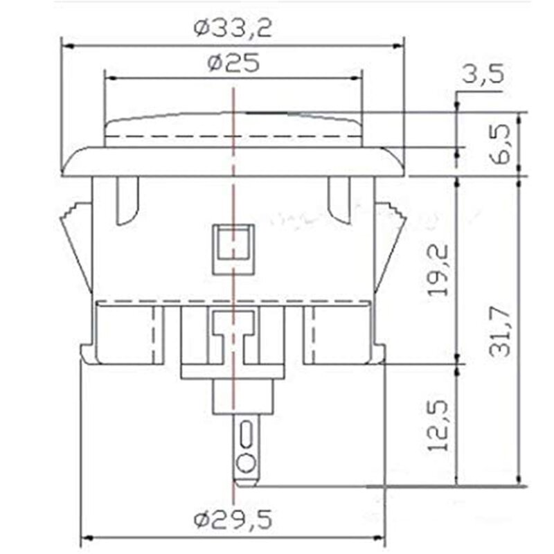 Sanwa Push Button Manufacturer - 6pcs Original OBSF-30 33mm Authentic for Arcade Machine DIY Cabinet Kit