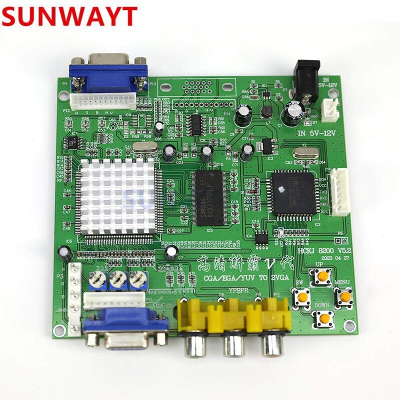 Video Converter Board Manufacturer - Arcade Game RGB CGA EGA YUV to VGA HD GBS8200