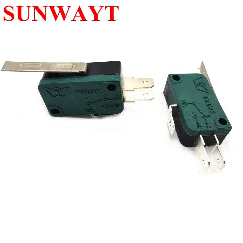 Microswitch Manufacturer - Good Quality Green Color Three Terminal BaoLian for Joystick Arcade Game Parts