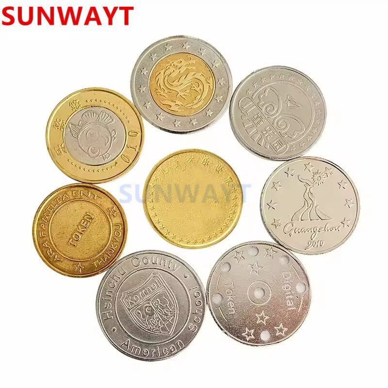 Coin Pusher Token Manufacturer - Wholesale Customized Metal for Coin Operated Games Laundry Amusement Claw Arcade