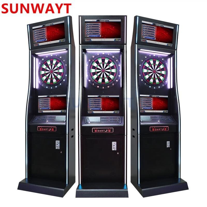 Electronic Dart Board Manufacturer - Coin Operated Adult Play Against Arcade LCD Online Soft Tip