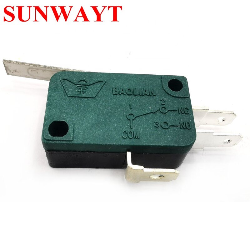 Microswitch Manufacturer - Good Quality Green Color Three Terminal BaoLian for Joystick Arcade Game Parts