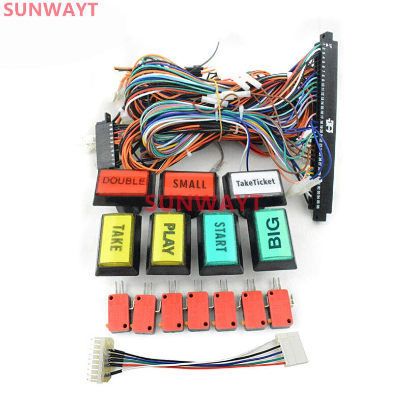 Wire Harness Manufacturer - Hot Sale 36 10 Pin 8 Liner Custom for Coin Operated Game