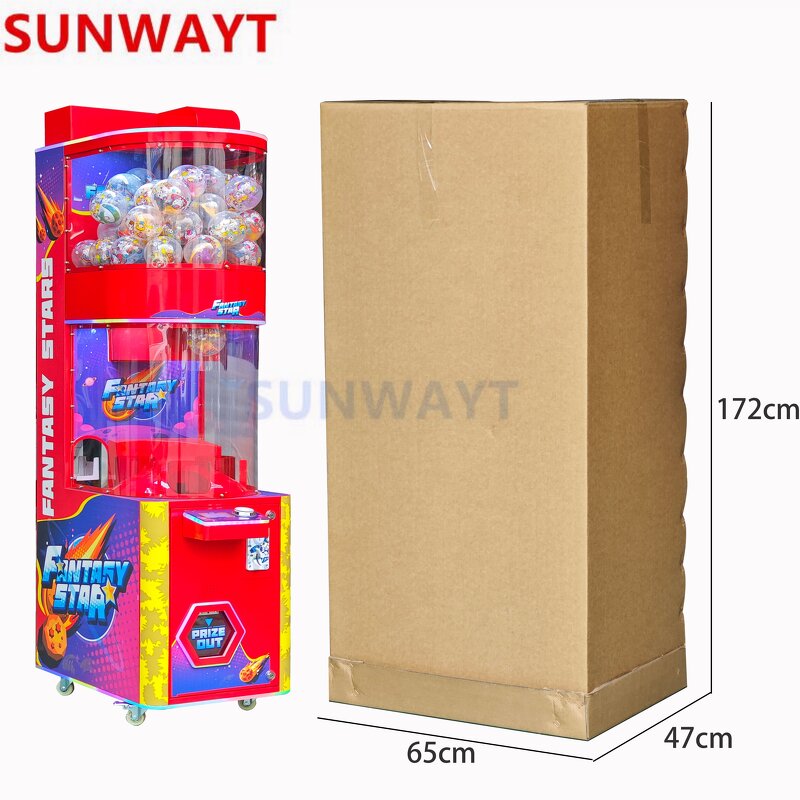 Lucky Drop Capsule Toys Machine Manufacturer - 1.7m Coin Operated Game Capsule Vending