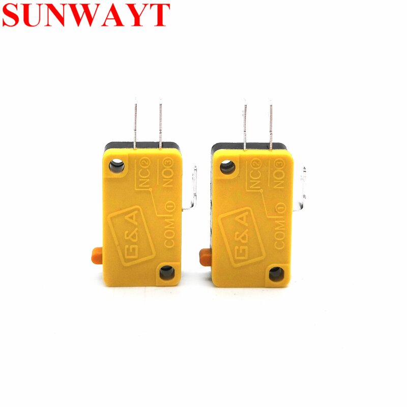 Microswitch Manufacturer - Yellow Three Terminal for Arcade Game Push Button