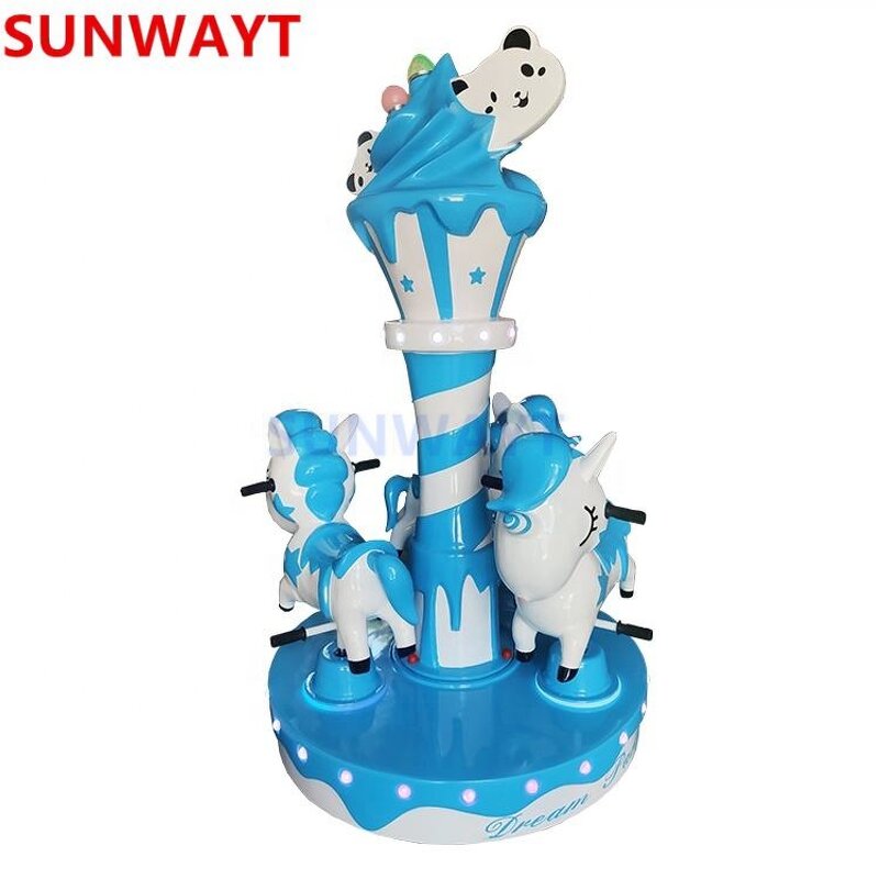 Carousel Manufacturer - Amusement Park 3 Seats Mini Small for Sale Game Console