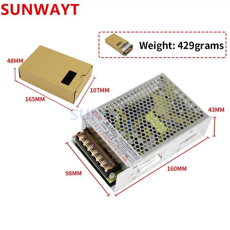 Power Supply Manufacturer - WM-120T Output 5V 12V 24V Switching Mode for Coin Operated Arcade Game