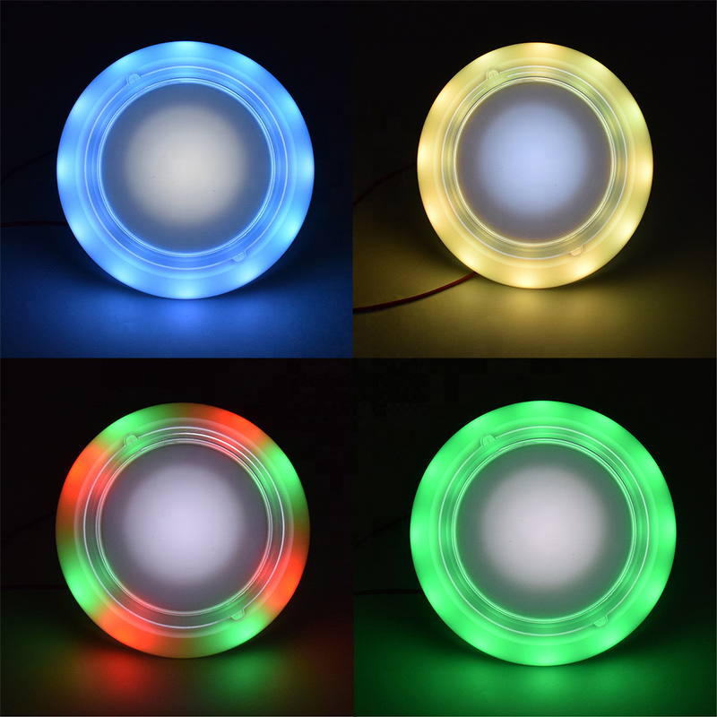 Illuminated Push Button Manufacturer - 120mm 7 Color Flashing Big Dome Round for Crane Toy Arcade Game