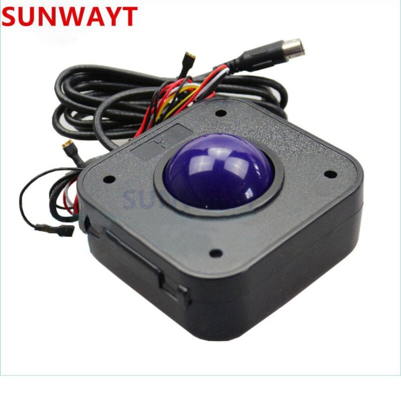 Trackball Mouse Manufacturer - USB Illuminated LED 4.5cm Round for Arcade Game Coin Operated with Screws