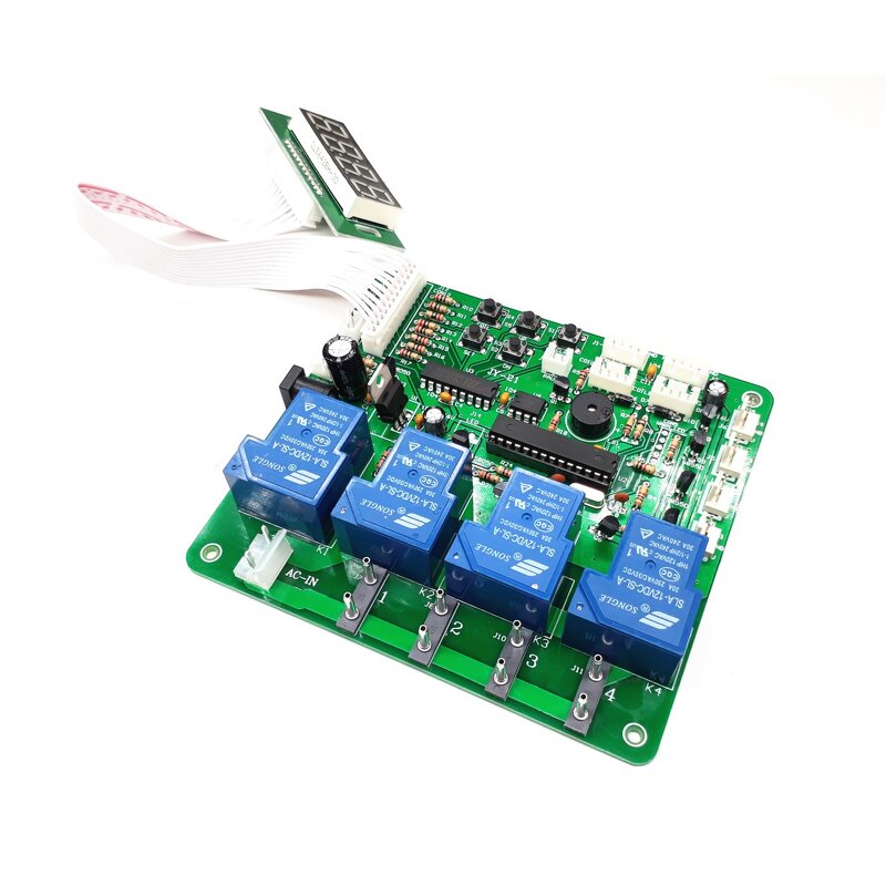 Timer Board Manufacturer - JY-21 4 Digit Coin Operated Multi Channel with Buttons for Car Washing Water Vending