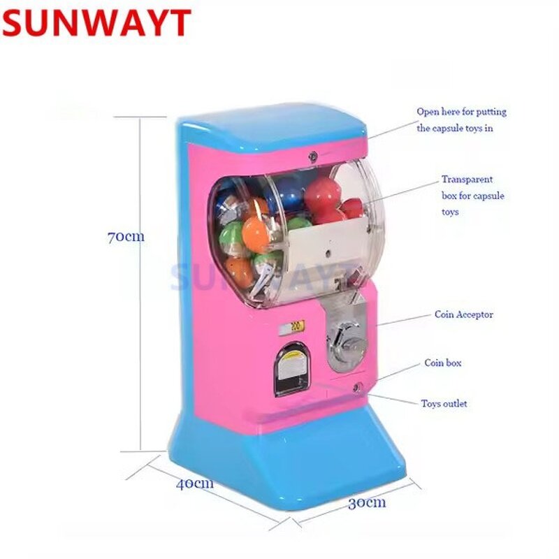 Capsule Toy Machine Manufacturer - Coin Operated Capsule Vending Kids Toy Egg Game for Sale