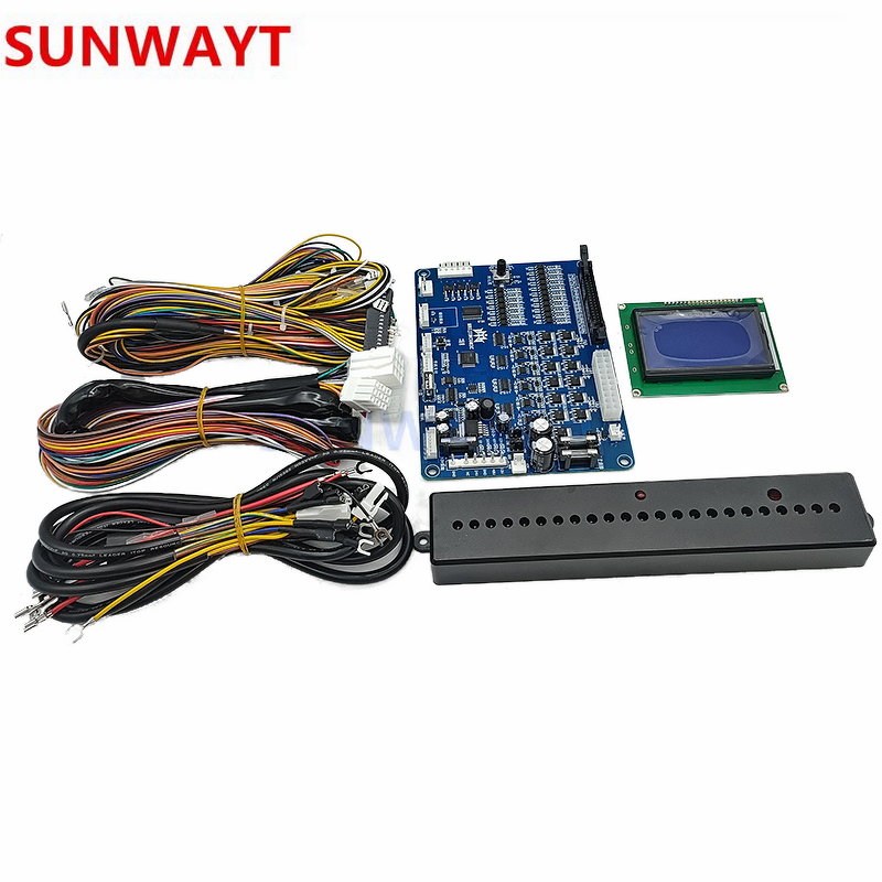 Claw Machine Motherboard Manufacturer - Coin Operated Plush Toys Kit Game PCB with LCD Screen and Coin Sensor