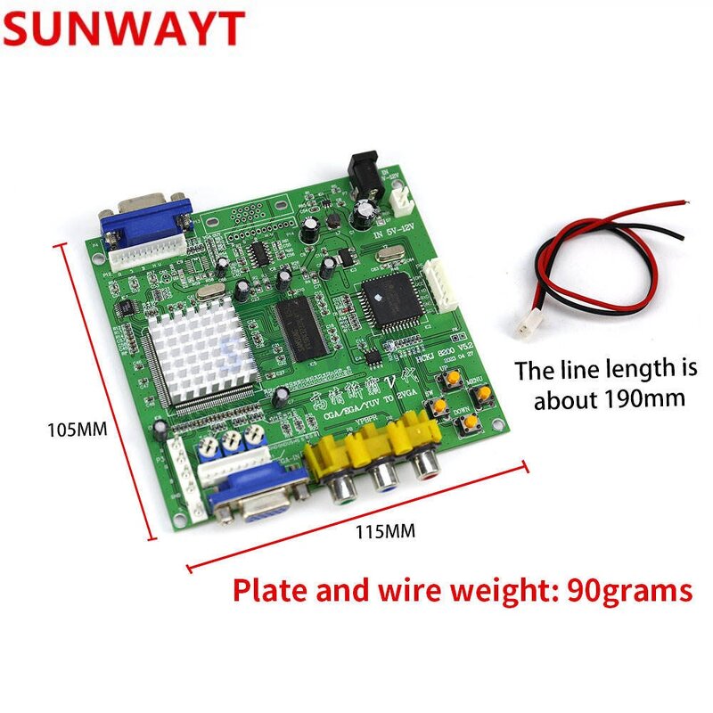 Video Converter Board Manufacturer - Arcade Game RGB CGA EGA YUV to VGA HD GBS8200