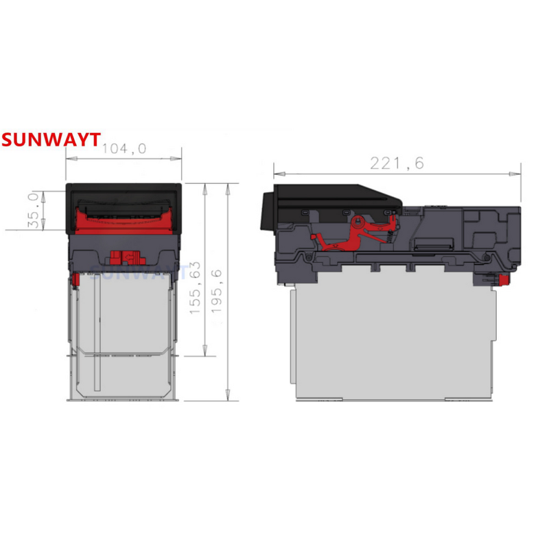 Bill Acceptor Manufacturer - Wholesale Hot Sale ITL NV9 Cash Acceptor Banknote Dispenser for Coin Change