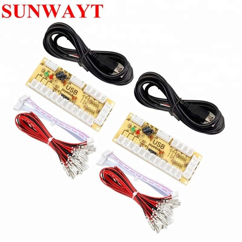 USB Encoder Manufacturer - Zero Delay Arcade PC to LED Joystick Rocker Circuit Board for LED 5pin Arcade Button DIY