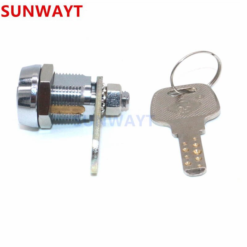 Cam Lock Manufacturer - Vending ATM Zinc Alloy Cylinder Dimple Key with Flat Key for Mailbox Cabinet