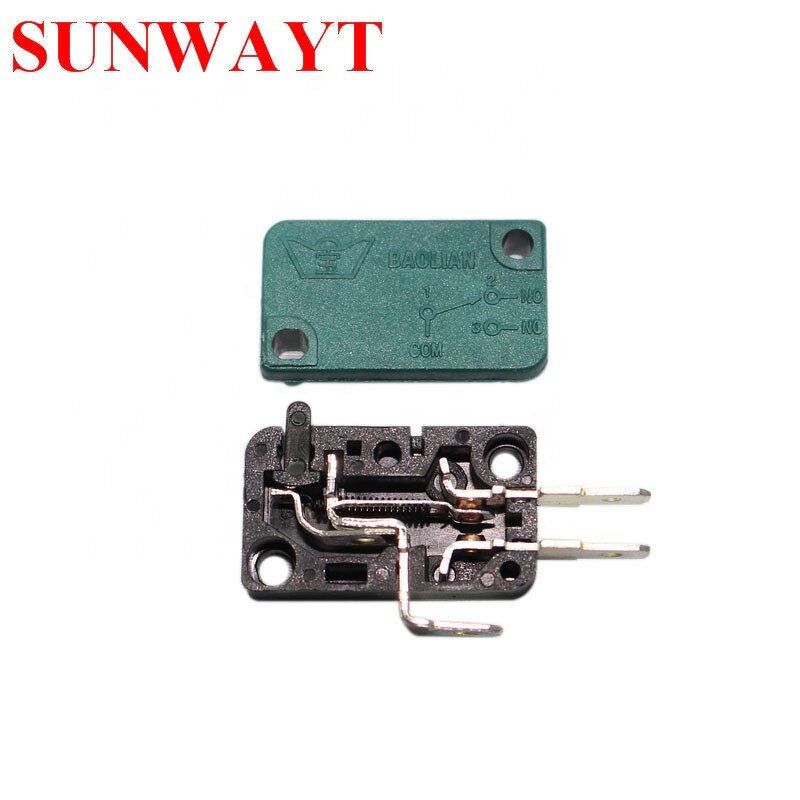 Microswitch Manufacturer - Baolian Green Color Three Terminal for Arcade Push Button
