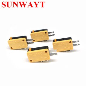 Slide Switch Manufacturer - 250VAC 3A Three Terminal Yellow Color for Arcade Push Button