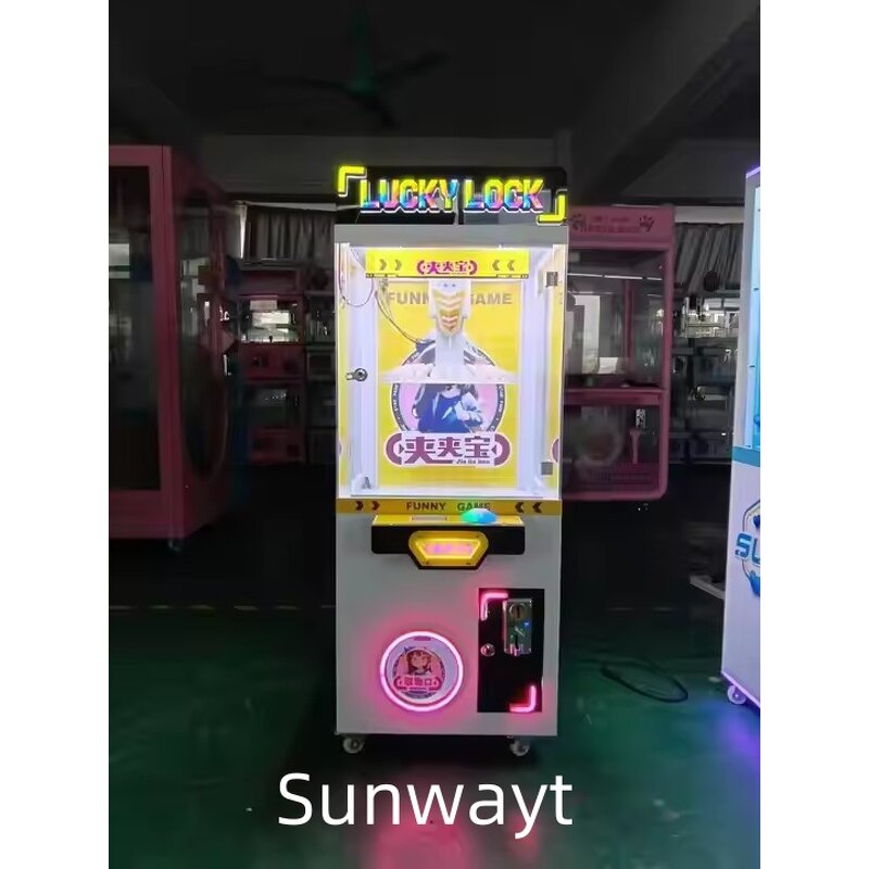 Clamp Crane Machine Manufacturer - Amusement Park Hot Selling Coin Operated Candy Keychain Plush Toy Mini Clip Claw