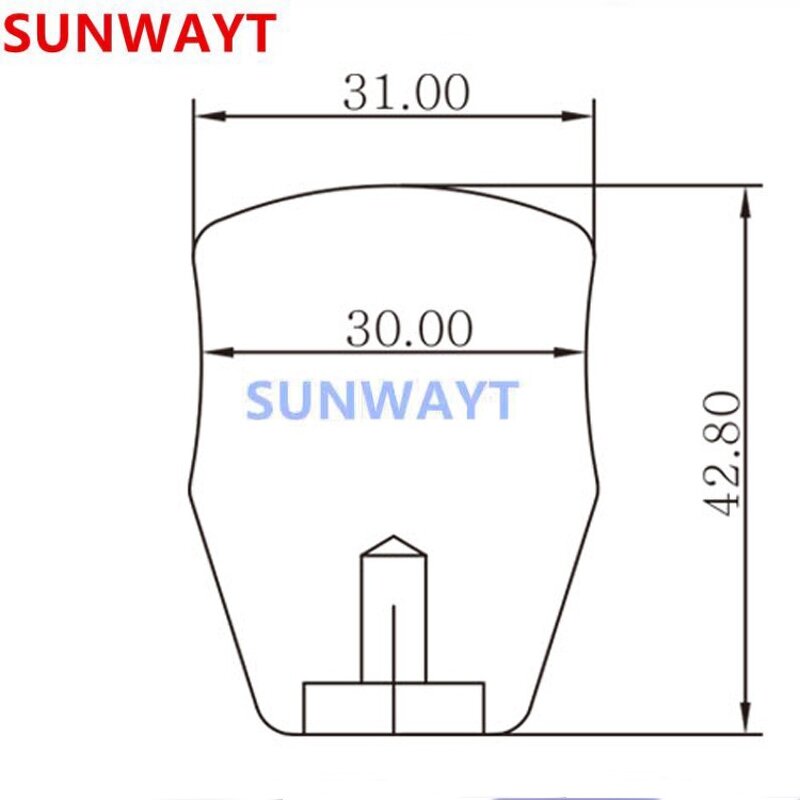 Joystick Top Ball Manufacturer - Transparent American Style Battop Replacement for Sanwa