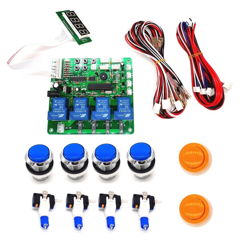 Timer Board Manufacturer - JY-21 4 Digit Coin Operated Multi Channel with Buttons for Car Washing Water Vending