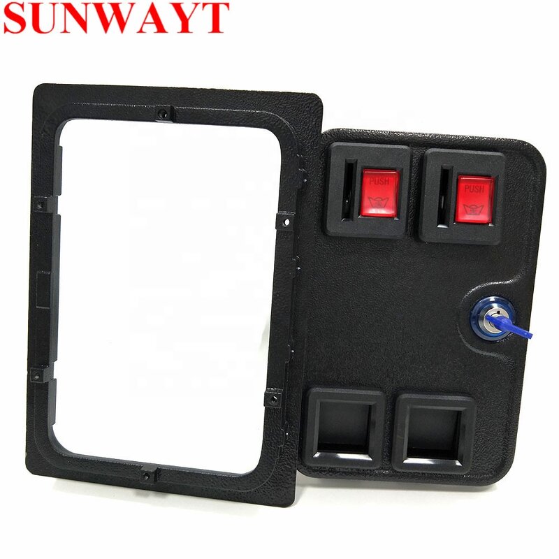 Coin Door Manufacturer - Baolian American Style Arcade Dual Entry with Quarter Coin Acceptor for Arcade Replacement Iron