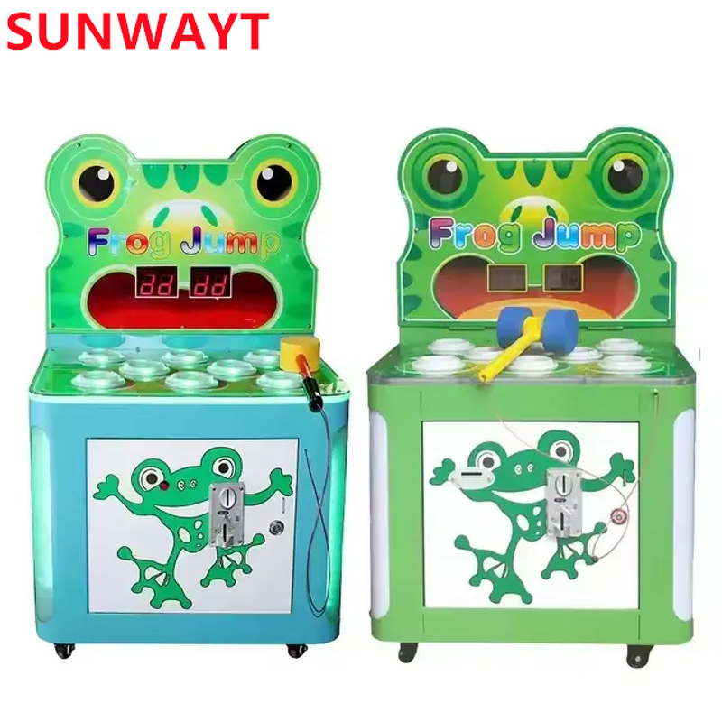 Whack a Mole Game Machine Manufacturer - Coin Operated New Design Indoor Interactive Frog Hammer Arcade Kids