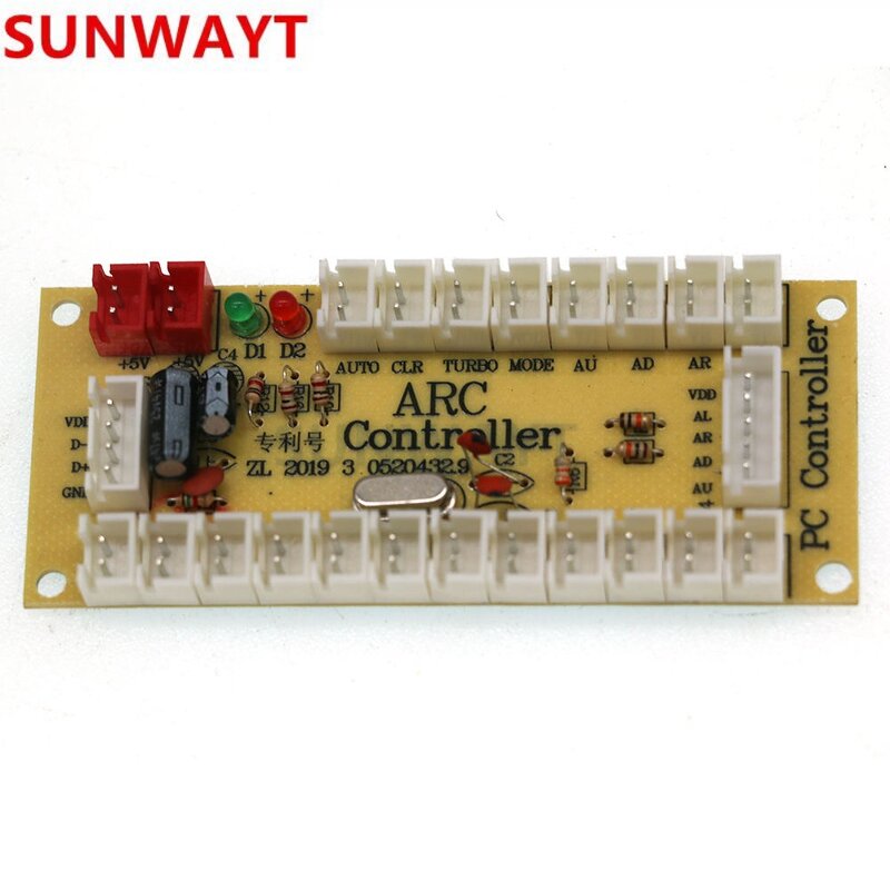 USB Encoder Manufacturer - Zero Delay PC to Joystick Button Control for Arcade Joystick Board Indicator